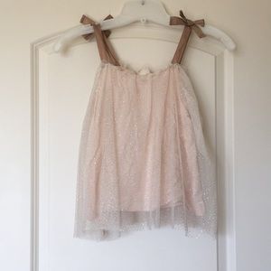 ZARA TANK WITH RHINESTONES